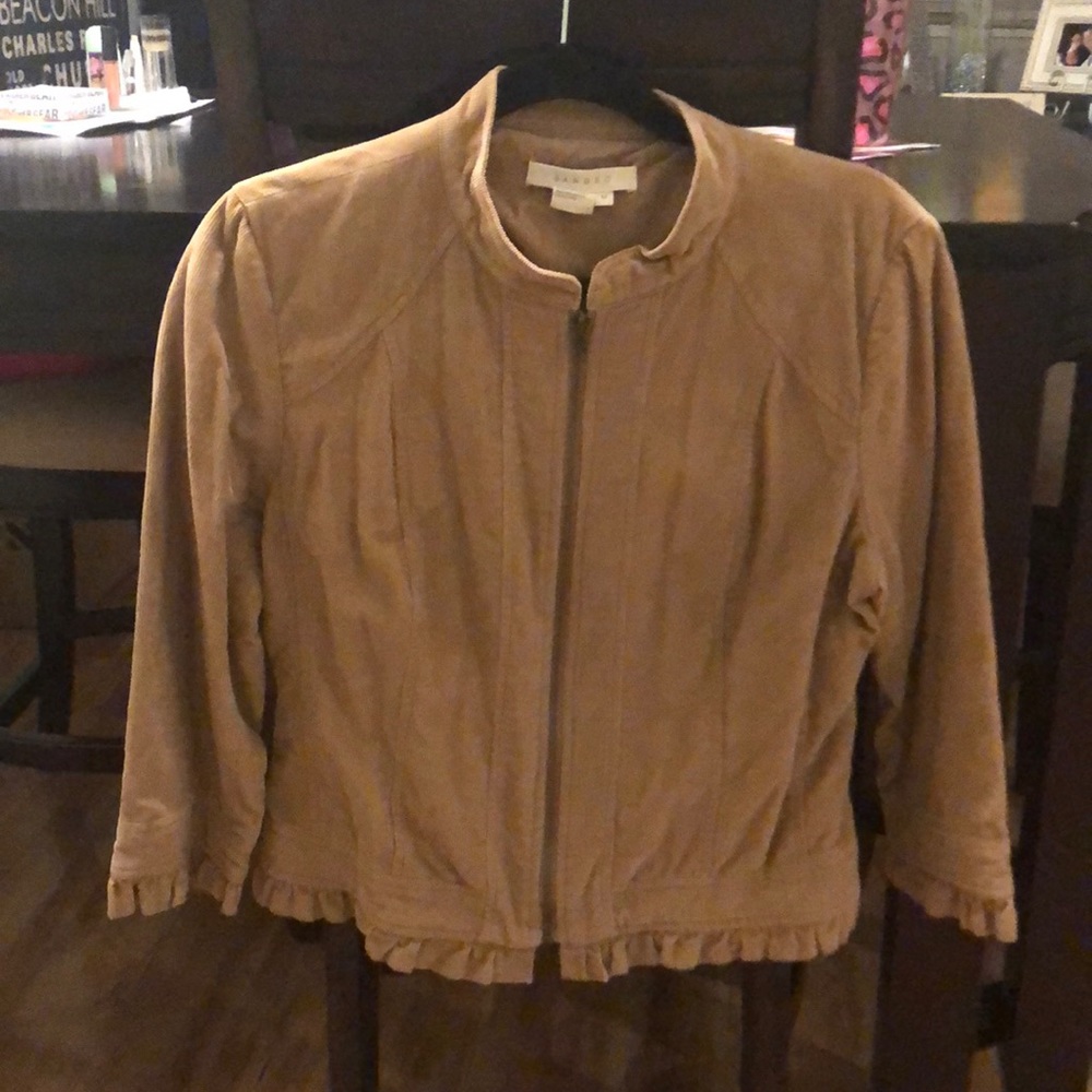 Cropped corduroy jacket